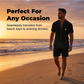 👔 Men's Summer Casual Button-Up Shirt – Stand Collar, Breathable & Relaxed Fit ✨
