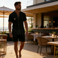 👔 Men's Summer Casual Button-Up Shirt – Stand Collar, Breathable & Relaxed Fit ✨
