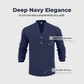 Men's Casual Linen Blend Henley – Breathable, Wrinkle-Free & Effortlessly Cool ✨