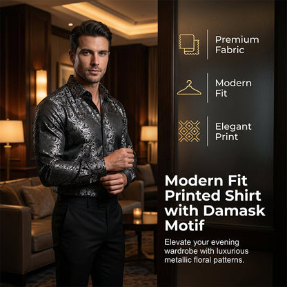✨2026 New Arrival✨Modern Fit Printed Shirt – Instantly Upgrade Your Look
