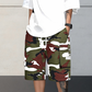 Men's Camo Cargo Shorts with Drawstring Waist