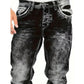 😎Fashion New👖Men's Fashion Creative Stretch Denim Jeans