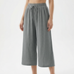 Women's Casual Drawstring Waist Capri Pants