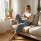 Women's Casual Drawstring Waist Capri Pants
