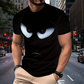 Men's Streetwear Graphic T-Shirt with Eye Print