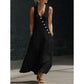 👗2026 New Arrival🌼Women's Sleeveless V-Neck Maxi Dress with Pockets