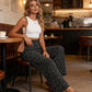 👖50% OFF!✨Women's Smocked High Waist Wide Leg Pants – Flattering, Breezy, Chic 🌸