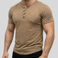 Men's Short Sleeve Henley T-Shirt