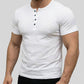 Men's Short Sleeve Henley T-Shirt