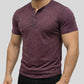 Men's Short Sleeve Henley T-Shirt