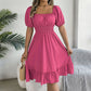 🩷Hot Sale👗Summer Casual Ruffle Hem Midi Dress