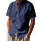 Men's Casual Button-Down Short Sleeve Shirt
