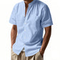 Men's Casual Button-Down Short Sleeve Shirt