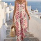 🌼Women's Leaf Print Spaghetti Strap Jumpsuit