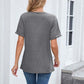 Women's V-Neck Short Sleeve Casual T-Shirt