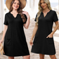 👗New Arrival❣️Women's Casual Loose Fit Short Sleeve Dress
