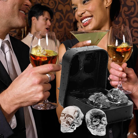🧊Buy 2 Get 1 Free⏰DIY Silicone Skull Ice Cube Tray🥃