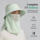 Outdoor Sun Protection Hat with Face & Neck Flap