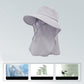 Outdoor Sun Protection Hat with Face & Neck Flap