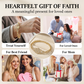 📿50% OFF!💥Elegant Hollow Flower Virgin Mary Bracelet – Filigree Design, Gold Plated, Faith Inspired ✨