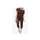Women's Casual Off Shoulder Short Sleeve Jumpsuit