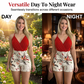 Women's V-Neck Top & Shorts 2-Piece Set