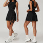 Women’s Solid Knot Wrap Sports Jumpsuits