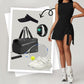 Women’s Solid Knot Wrap Sports Jumpsuits