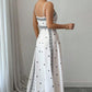 Women's Elegant Printed Spaghetti Strap Dress