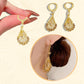 Women's Gold-Plated Teardrop Earrings