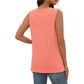 👕2026 Women’s Button Down V Neck Loose Fit Tank Top