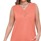 👕2026 Women’s Button Down V Neck Loose Fit Tank Top