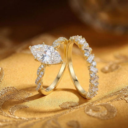 Elegant Sparkling Cubic Zirconia Ring