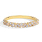 Elegant Sparkling Cubic Zirconia Ring