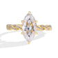 Elegant Sparkling Cubic Zirconia Ring
