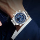 ⌚Men's Classic Multifunctional Business Watch – Stainless Steel, Chronograph & 30M Water Resistant 📅