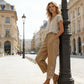 Women's Lace Trim Drawstring Pants