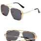 🕶️Men's Retro Double Bridge Metal Frame Sunglasses