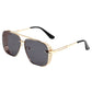 🕶️Men's Retro Double Bridge Metal Frame Sunglasses