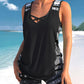🌊Summer Hot Sale✨ Women's Printed Two-Piece Tankini Swimsuit
