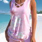 🌊Summer Hot Sale✨ Women's Printed Two-Piece Tankini Swimsuit