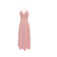 V-Neck Spaghetti Strap High Slit Maxi Dress