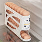 🥚2026 Hot Sale🧊Space-Saving Fridge Egg Storage Organizer – Gravity-Fed Auto Roll, 30-Egg Capacity & Slim Door-Fit Design 🏠