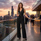 Women’s Sleeveless Vest & Wide-Leg Pants 2-Piece Set
