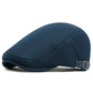 🧢Breathable Flat Cap with Adjustable Strap – Mesh Fabric, Classic Ivy Style & Built-in Sweatband🌞