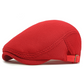 🧢Breathable Flat Cap with Adjustable Strap – Mesh Fabric, Classic Ivy Style & Built-in Sweatband🌞