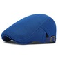 🧢Breathable Flat Cap with Adjustable Strap – Mesh Fabric, Classic Ivy Style & Built-in Sweatband🌞
