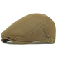 🧢Breathable Flat Cap with Adjustable Strap – Mesh Fabric, Classic Ivy Style & Built-in Sweatband🌞