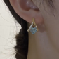 🩵Buy 1 Get 1 Free✨Elegant V-Shape Heart Dangle Hoop Earrings