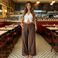 Women's High-Waist Wide-Leg Trousers